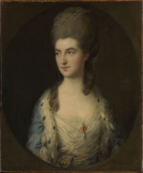 Thomas Gainsborough Portrait Of A Young Woman Called Miss Sparrow