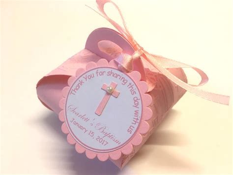 10 Baptism T Boxes Personalized Pink First Communion Etsy