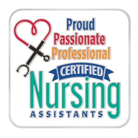 Certified Nursing Assistants Proud Passionate Professional Lapel Pin
