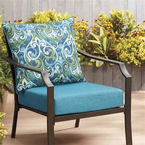 garden treasures 2 piece salito marine deep seat patio chair cushion in the patio furniture