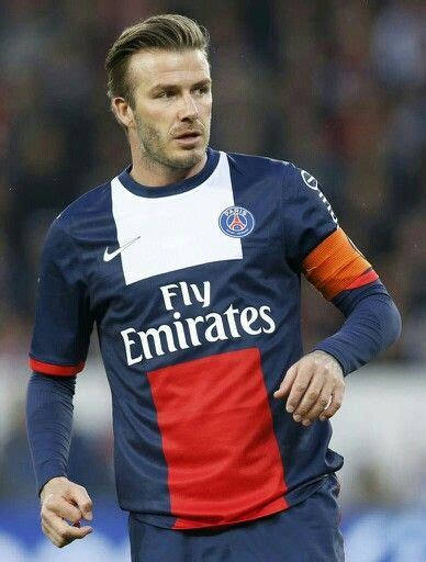 David Beckham Psg Capitan David Beckham Psg Manchester United Beckham Hair Soccer Inspiration