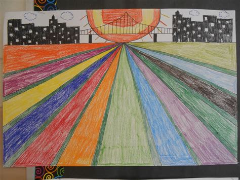 Tesago Art At Shenendehowa Csd 5th Grade Perspective Drawing