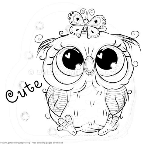 Coloring pages are fun for children of all ages and are a great educational tool that helps children develop fine motor skills, creativity and color recognition! 25 Cute Owl Coloring Pages - GetColoringPages.org