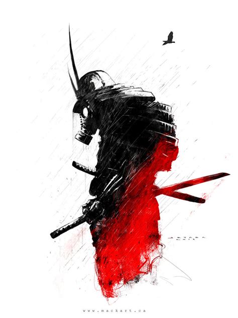 Red Samurai By Macksztaba On Deviantart