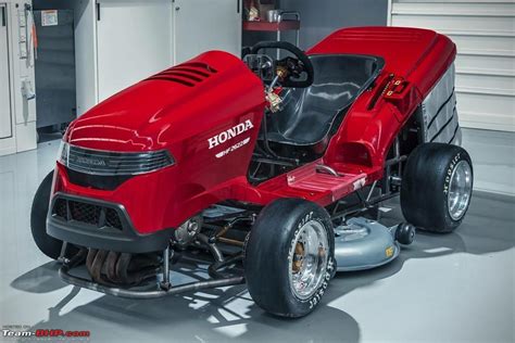 Honda Readies The Worlds Fastest Lawnmower Team Bhp
