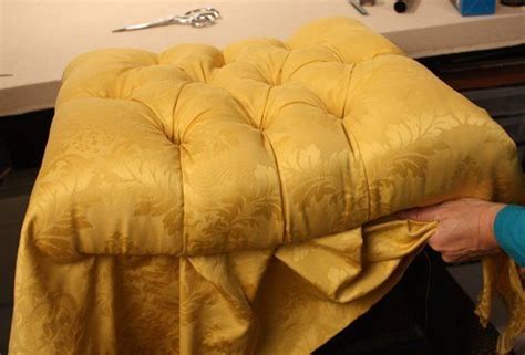 How To Diamond Tufting 101 Tufted Upholstery Diy Diy Cushion