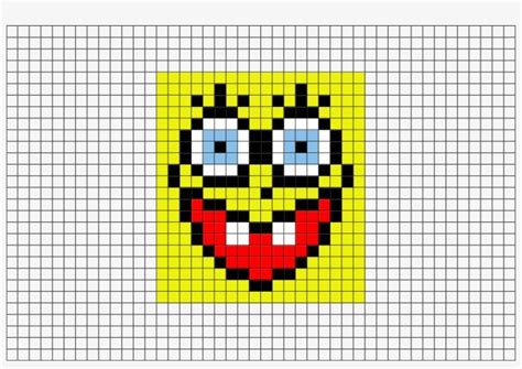 Pixel Art Of Spongebob