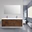 Eviva Luxury 84 Inch Rosewood Bathroom Vanity With Integrated Acrylic 
