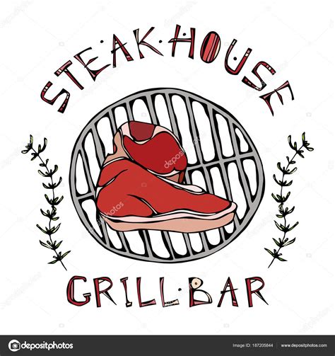Kickoff your game day barbecue with grill gear football fans will stand up and cheer about. Logo Steak House ou Grill Bar. Porterhouse Steak sur un ...