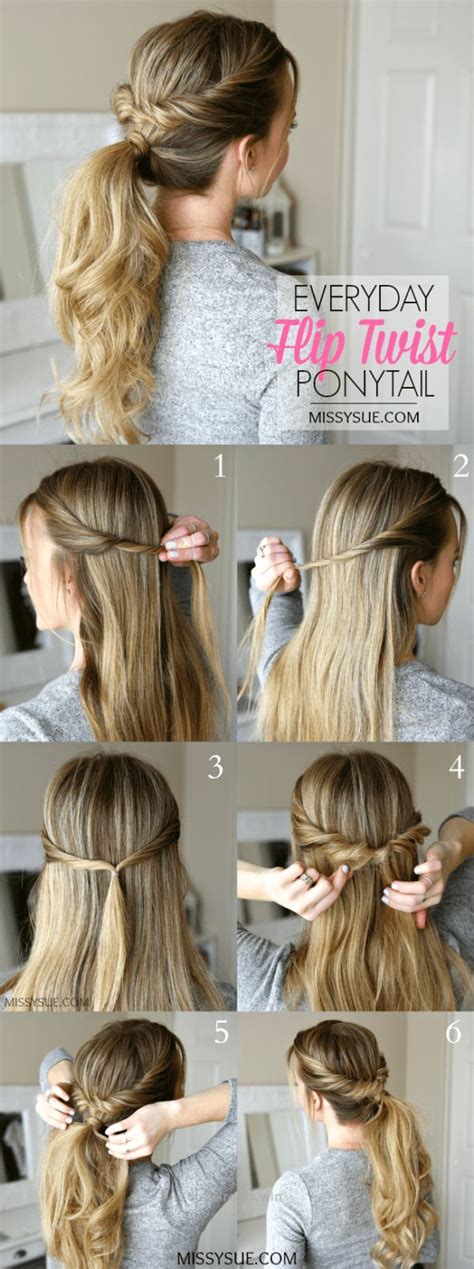 6 spectacular cute hairstyles for long hair in less than 5 minutes