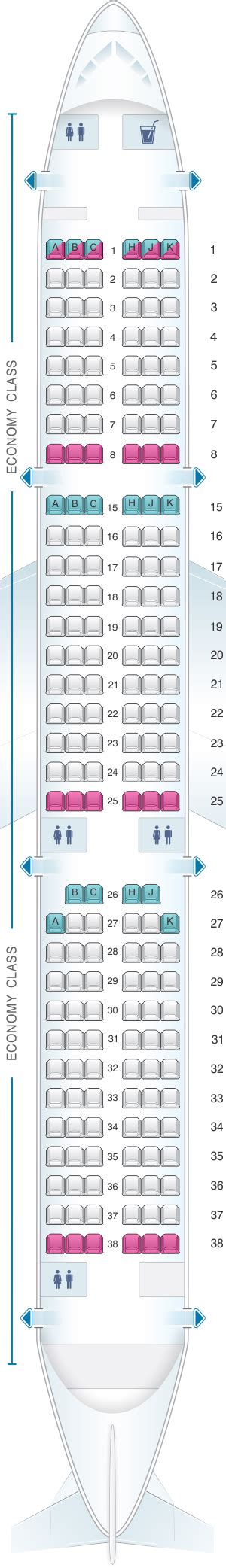 Air Transat A330 Seat Map