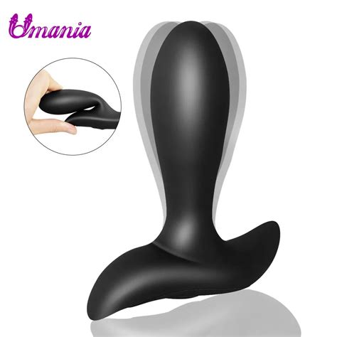 Silicone Butt Plug Anal Vibrator Sex Toys For Men Women 10 Mode