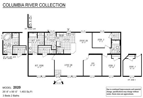 Pictures and other promotional materials are representative and may depict or contain floor plans, square footages, elevations, options, upgrades. Columbia River Collection / 2020 by Marlette Homes