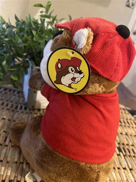 Jaag Buc Ees Beaver Mascot 10 Plush With Tshirt Bucky Bucees Stuffed