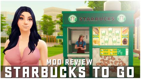 Starbucks To Go Mod Los Sims 4 Mod Review Youtube