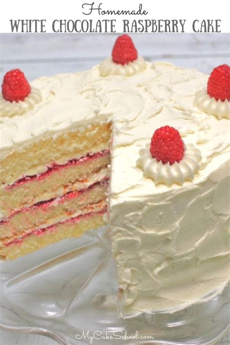 May 11, 2021 · made one cake, removed and place on cake plate, drizzled, no poured on scrath chocolate genash! White Chocolate Raspberry Cake from Scratch | My Cake School