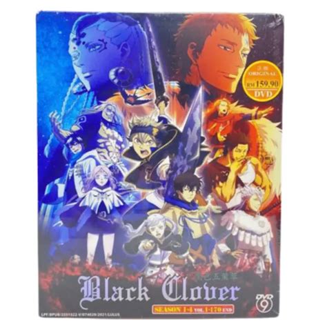 Anime Dvd Black Clover Season 1 4 Vol1 170 End English Dubbed Region