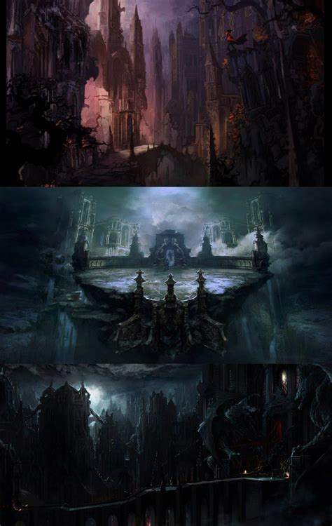 Castle Concepts Castlevania Lord Of Shadow Castlevania Anime Fantasy