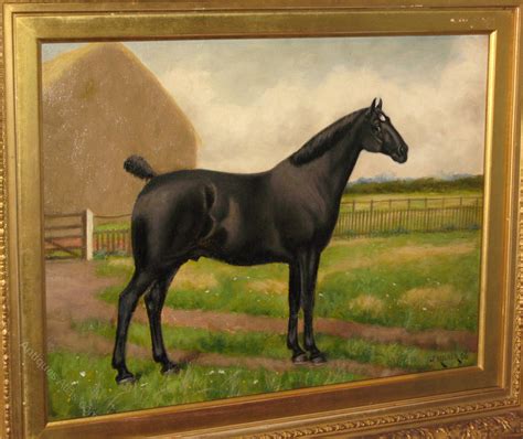 Antiques Atlas Horse Portrait Oil By John Milner