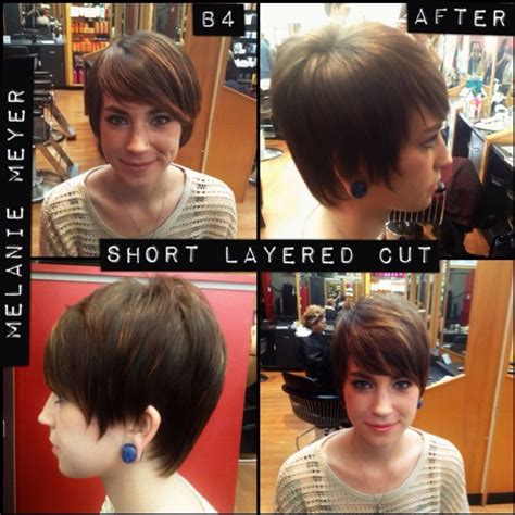 Short Layered Cut Love Also Short Layer Cut Short Layers Work