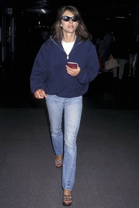 Liz Hurley Circa 1990 Is So On Trend For Now Fashion 90s Fashion