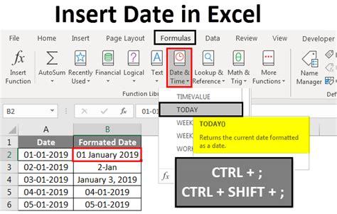 How Do You Insert Current Date In Excel Printsopm