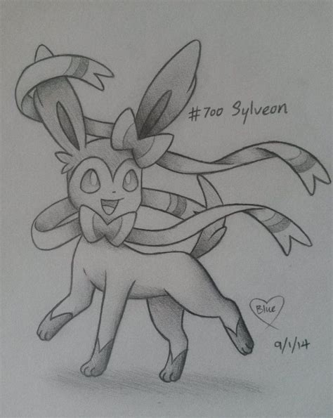 700 Sylveon By Bluekiss131 On Deviantart Pokemon Sketch Pokemon
