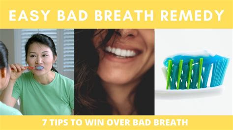 bad breath remedy bad breath treatment at home oral hygiene scientifically proven methods