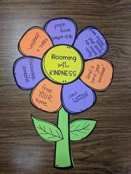 Please read the corresponding devotion on youversion! Blooming with Kindness Craftivity in 2020 | Bible school ...