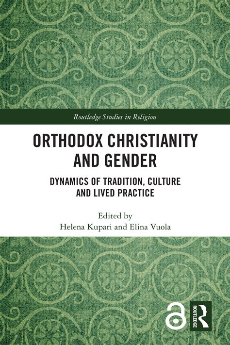 Orthodox Christianity And Gender Taylor And Francis Group