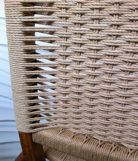 Danish Cord Chair Seat Weaving Pattern From