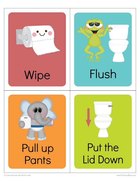 Free Printable Toddler Potty Cards