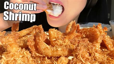 ASMR JUMBO COCONUT SHRIMP MUKBANG No Talking Crunchy Eating