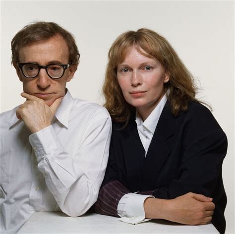 Woody Allen And Mia Farrow By Terry Oneill 1989 Woody Allen Mia