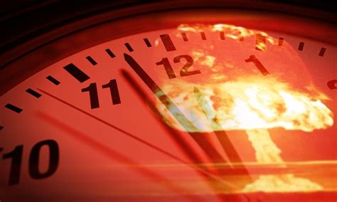horloge de lapocalypse il ne resterait  deux minutes avant la fin du monde