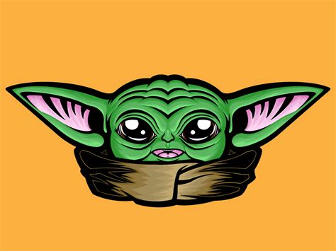 Star Wars Baby Yoda Illustration By Roberto Orozco On Dribbble