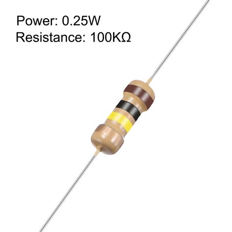 100k 25 x 100k ohm carbon film resistors 5 fast usa shipping 1 4 watt business and industrial