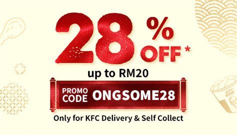 Kfc Promo Code Get 28 Off This Cny With Kfc Delivery Or Self Collect