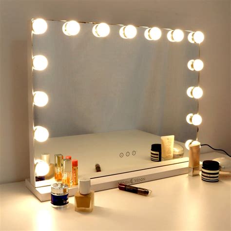 Moonmoon Hollywood Vanity Mirror With Lights，professional Makeup Mirror And Lighted