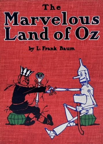 The Marvelous Land Of Oz By L Frank Baum Open Library