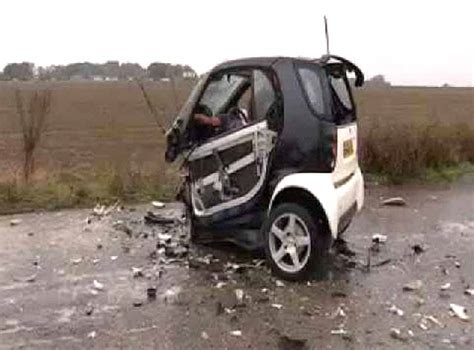 Smart Car Deer Collide On Route 20 All Otsego