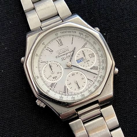 Seiko Chronograph 7a38 6080 Vintage Quartz Sq100 For 185 For Sale From