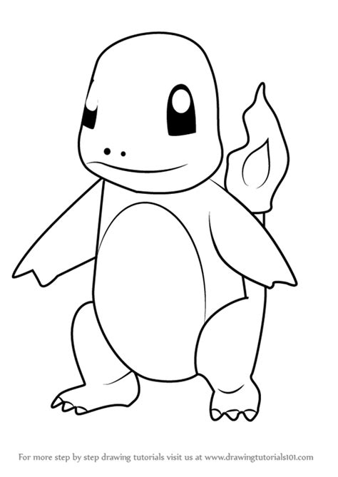 How to draw squirtle, bulbasaur and charmander step by step? Learn How to Draw Charmander from Pokemon GO (Pokemon GO ...