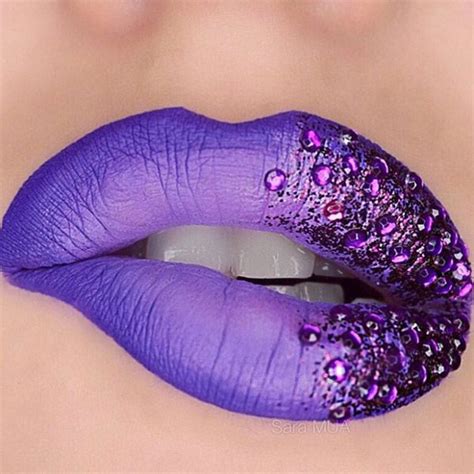 here s some sexy purple lips to go with the purple hair r purple