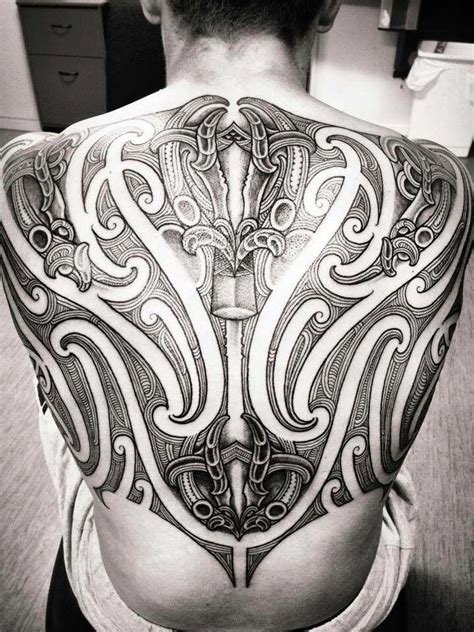 A Mean Maori Back Tattoo Maoritattoos Maori Tattoo Designs Maori