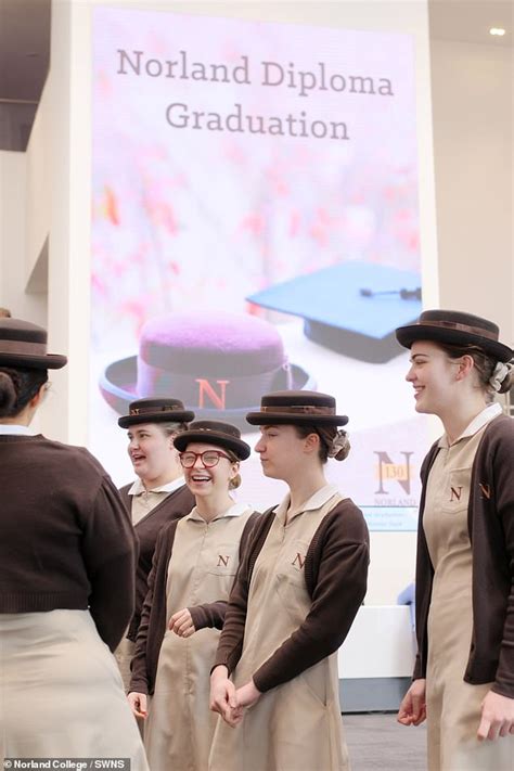 norland college who trains world famous nannies holds its first ever graduation ceremony