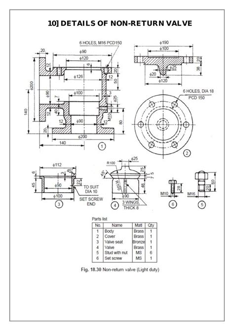 Assembly And Details Machine Drawing Pdf Mechanical Projects