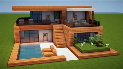 Villa Minecraft Minecraft House Plans Minecraft Mansion Minecraft Houses Blueprints Easy