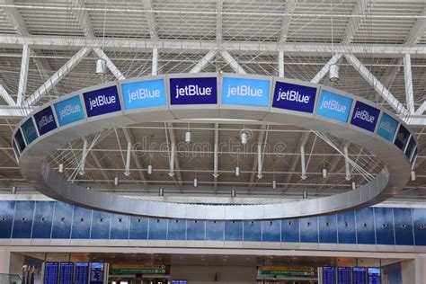 Inside Of Jetblue Terminal 5 At John F Kennedy International Airport In
