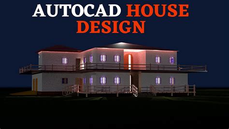 Autocad 3d House Design Part 1 Creating The 2d Plan 2019